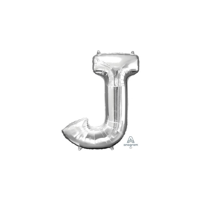 Anagram 34" Foil Silver Letter J