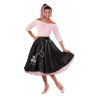 50's Poodle Skirt Jupe Adult Costume