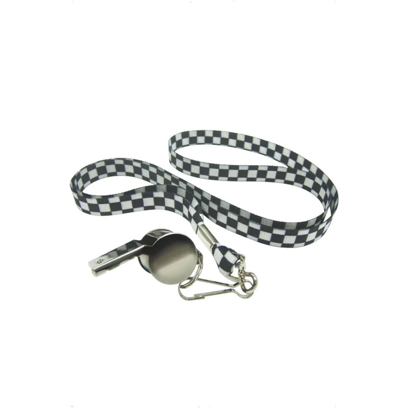 Metal Whistle with Lanyard