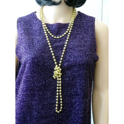 1920s Flapper Long Gold...