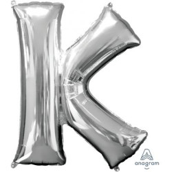 Anagram 34" Foil Silver Letter K