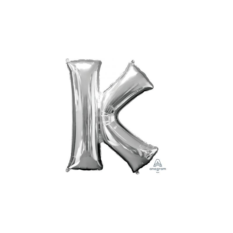 Anagram 34" Foil Silver Letter K