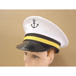 Navy Captain White Hat