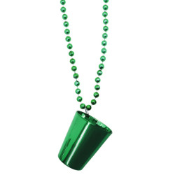 St Pats Shot Glass Necklace