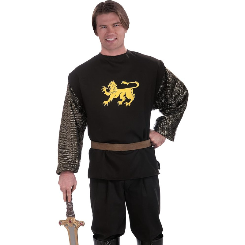 Medieval Chainmail Shirt Adult Costume