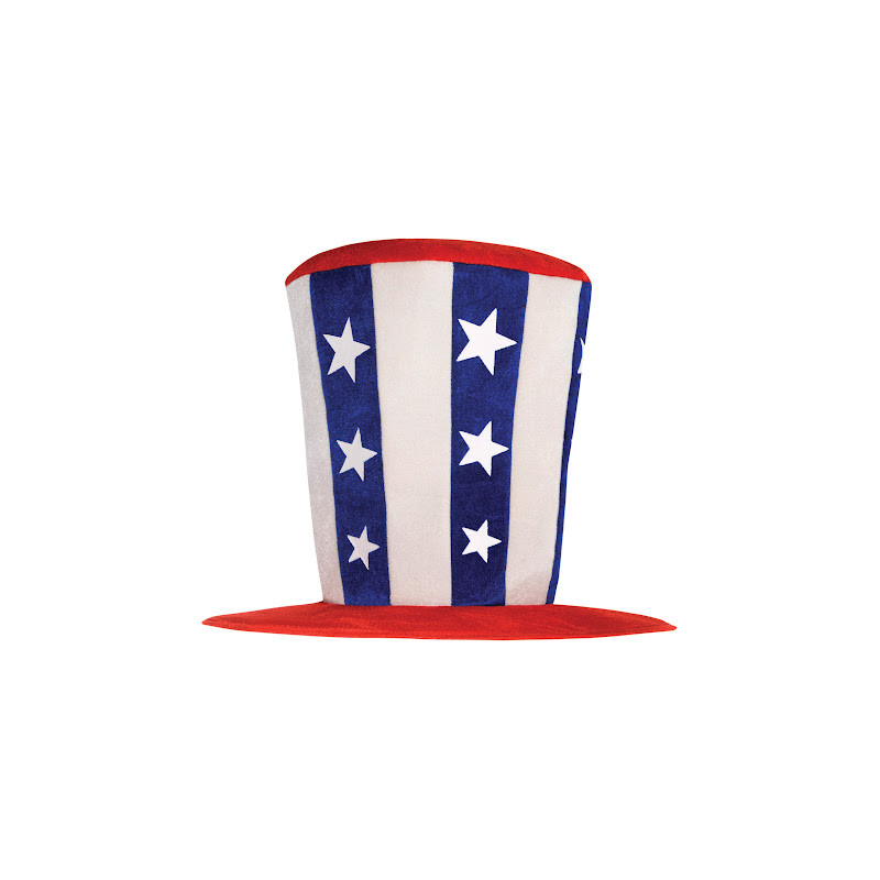 Oversized USA Patriotic Top Hat