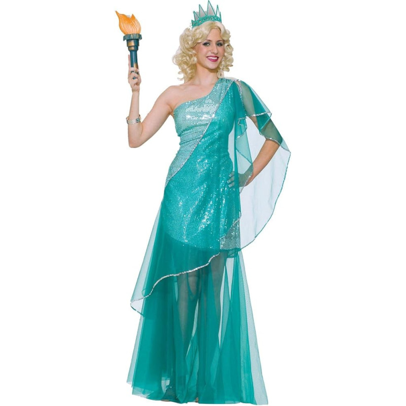 Miss Liberty Dress Adult Costume