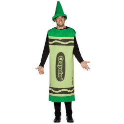 Green Crayon Adult Costume