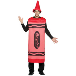 Red Crayon Adult Costume