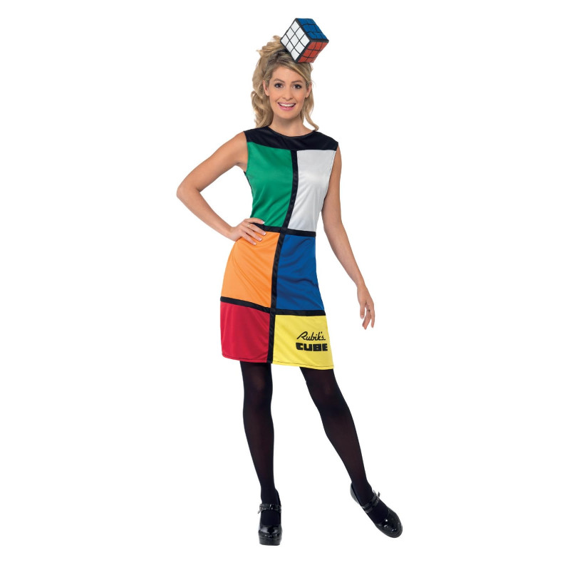 Rubiks Cube Dress Adult Costume