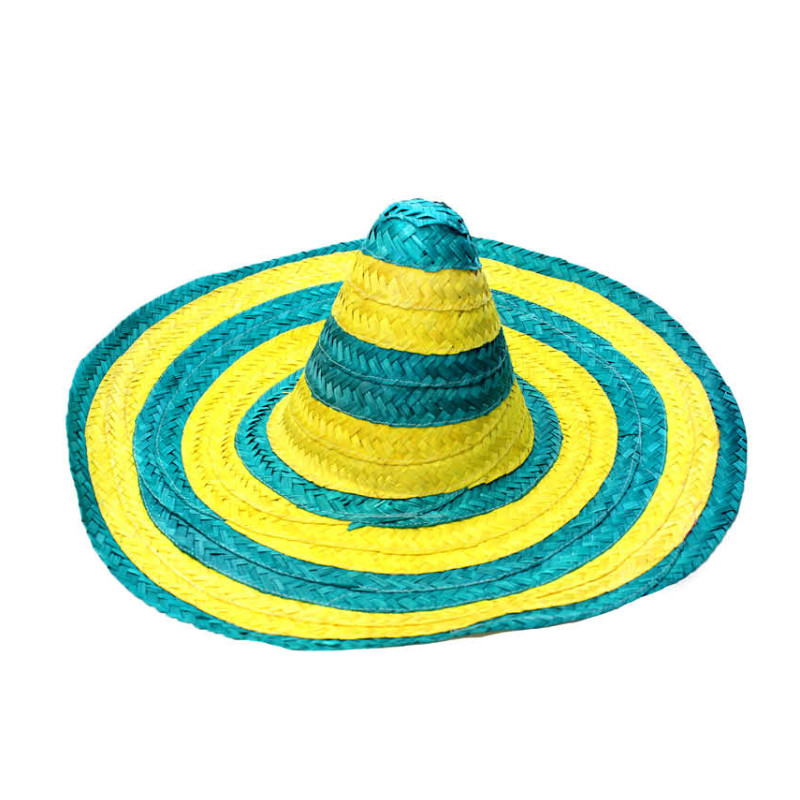 Yellow Green Sombrero Hat