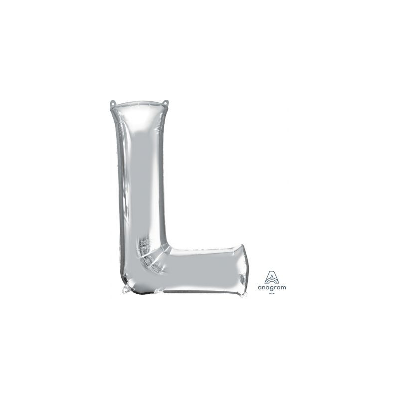 Anagram 34" Foil Silver Letter L