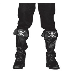 Pirate Boot Toppers Black