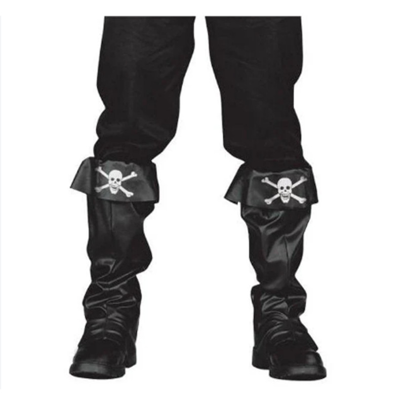 Pirate Boot Toppers Black