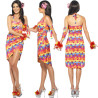 Hawaiian Party Girl Dress Adult Costume