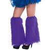 Furry Leg Warmer Purple