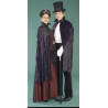 Black Velvet Cloak Adult Costume