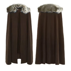 Medieval Faux Fur Cape...