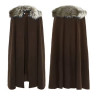 Medieval Faux Fur Cape Adult Costume