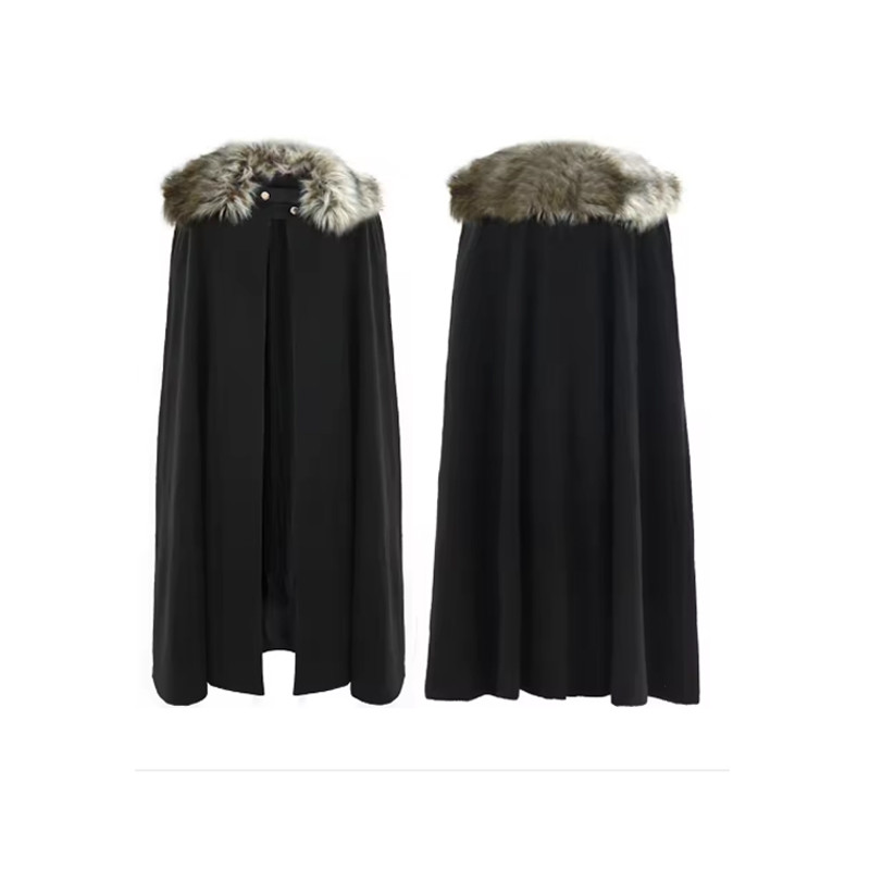 Medieval Faux Fur Cape Adult Costume