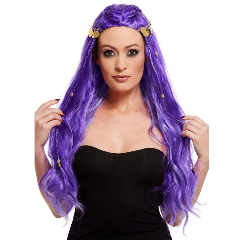 Fortune Teller Purple Wig