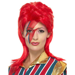 Space Superstar Red Wig