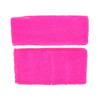 Sweatband Set Fluro Pink