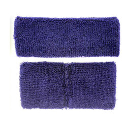 Sweatband Set Navy Blue