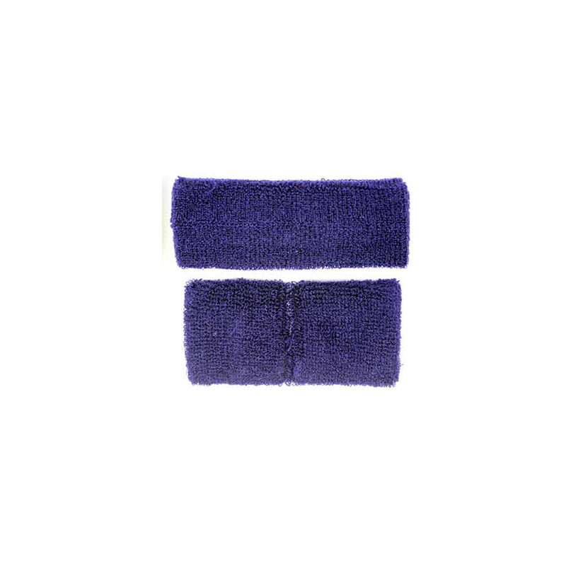 Sweatband Set Navy Blue