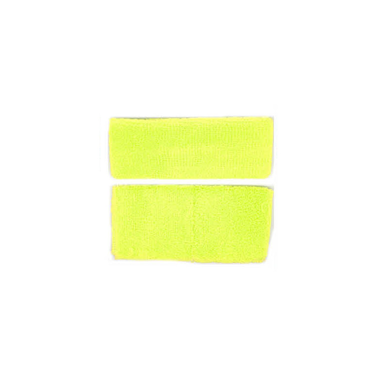 Sweatband Set Fluro Yellow