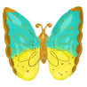 Butterfly Supershape Foil Balloon
