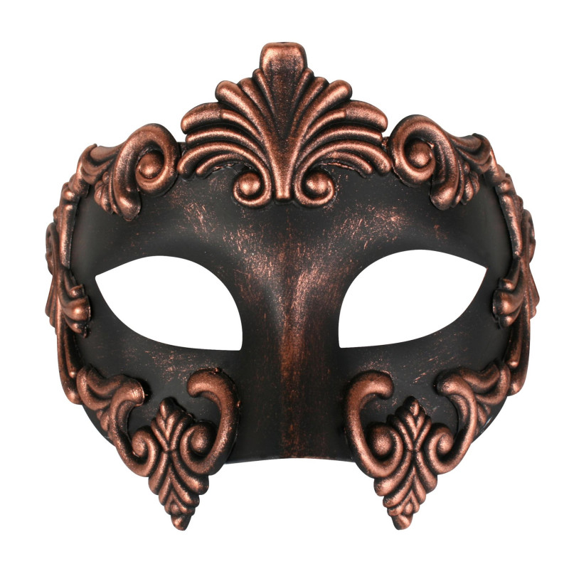Lorenzo Black & Copper Eye Mask