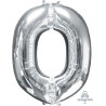 Anagram 34" Foil Silver Letter O