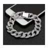 Hip Hop Diamond Silver Bracelet