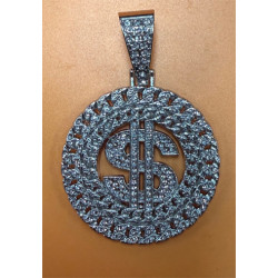 Hip Hop Dollar Necklace