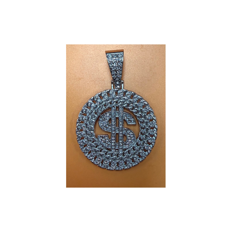 Hip Hop Dollar Necklace