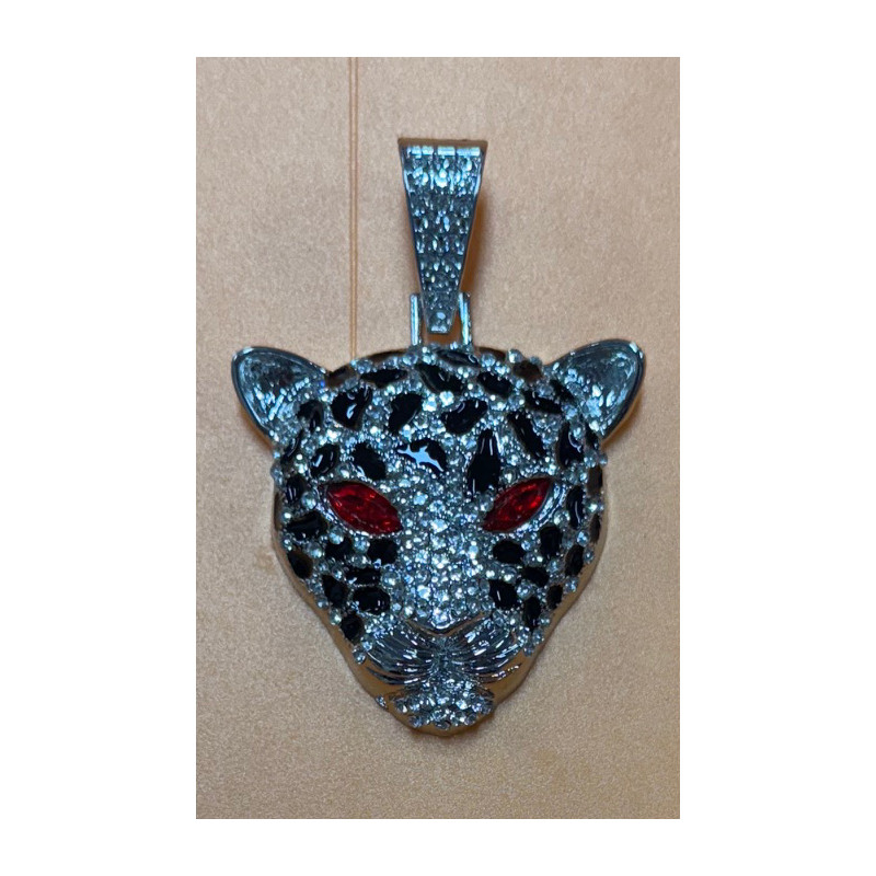 Hip Hop Panther Necklace