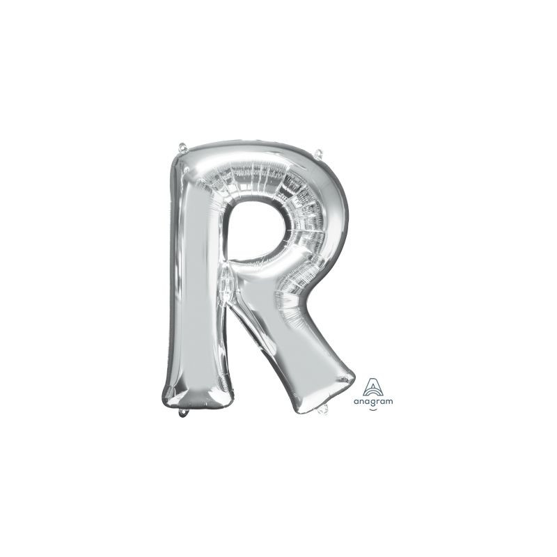 Anagram 34" Foil Silver Letter R