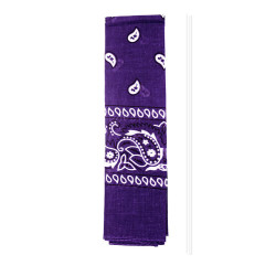 Cowboy Purple Bandana