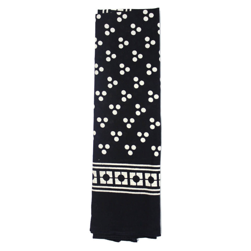 Cowboy Black Dotted Bandana