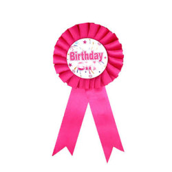 Ribbon Badge Birthday Girl